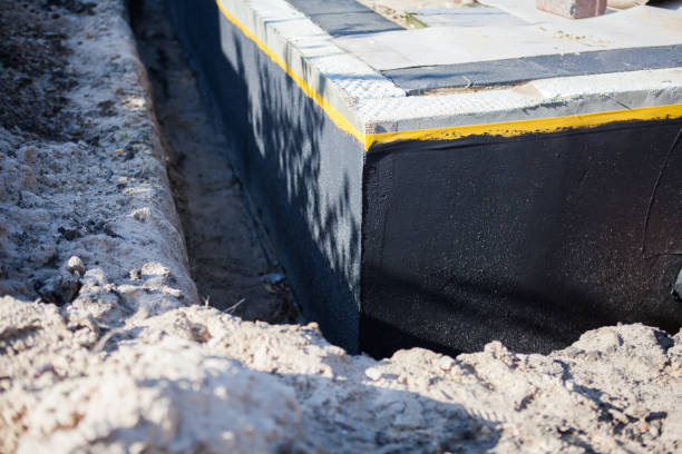 Residential Interior Drainage System installation at a Hibernia, NJ home by SJ Waterproofing Pros